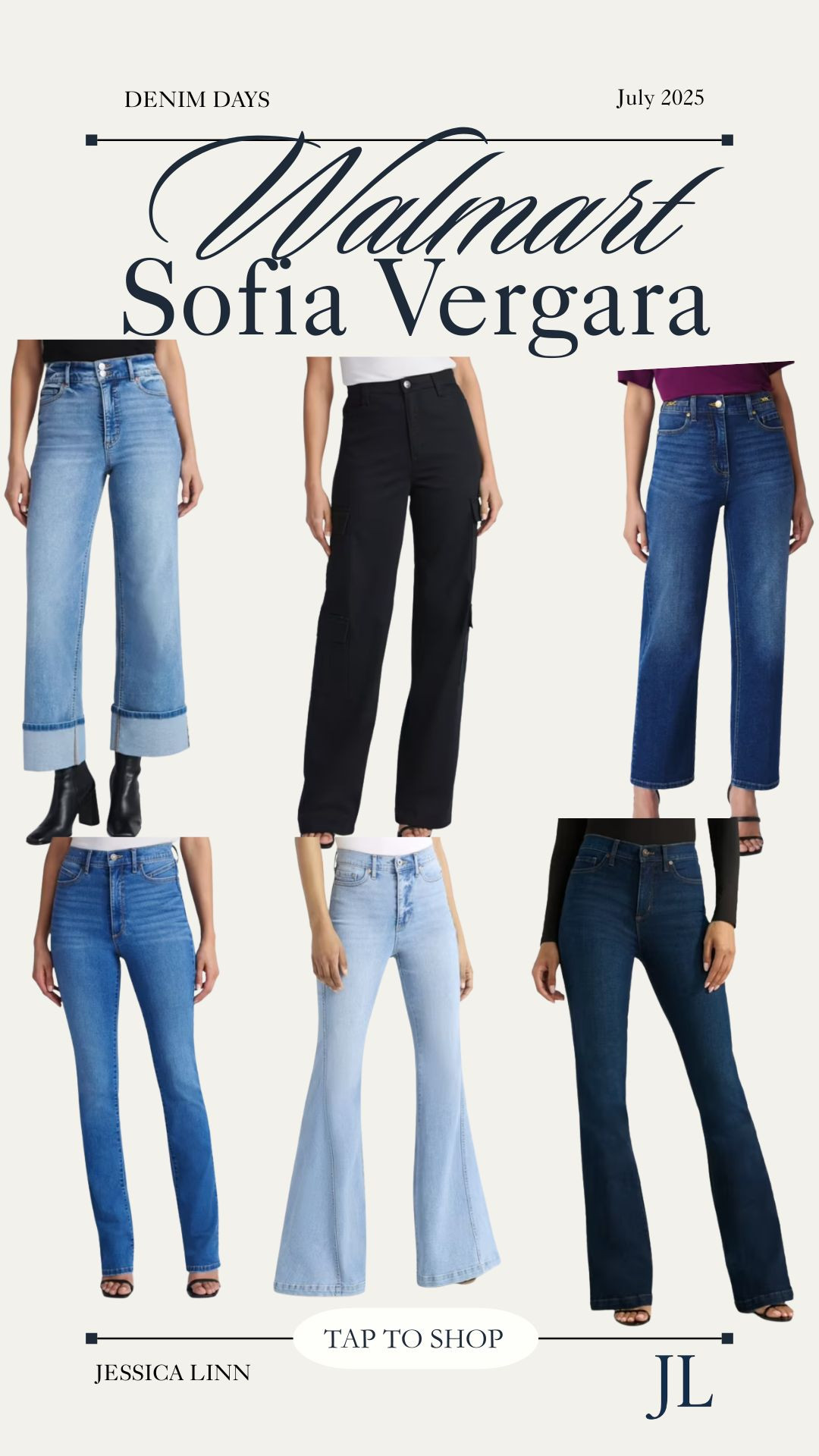 Jeans from the Sofia Vergara Walmart line are some of my LTK best sellers! They are all under $30, stretchy and comfortable. Some of my favorite everyday denim. They are very size inclusive as well going from size 0-26 and sometimes having tall and short options.

Walmart Fashion, Jeans, Denim, size inclusive jeans, plus size denim 

 #LTKSaleAlert #LTKFindsUnder50 #LTKStyleTip
