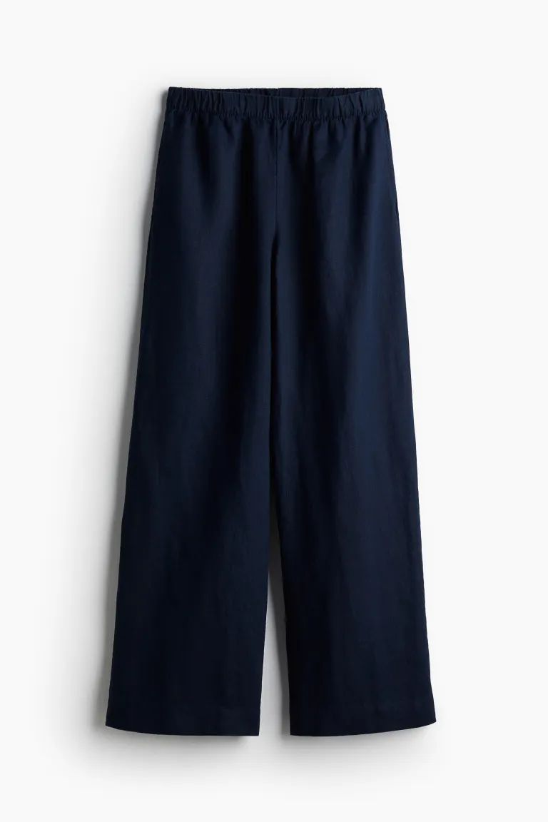 Wide linen trousers | H&M (UK, MY, IN, SG, PH, TW, HK)