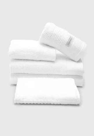 Jogo de Toalha Buddemeyer 5pçs Oxford Branco | Dafiti (BR)