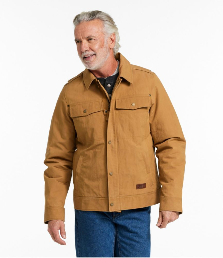 Men's Insulated Utility Jacket Marsh Brown Small, Synthetic/Nylon L.L.Bean | L.L. Bean