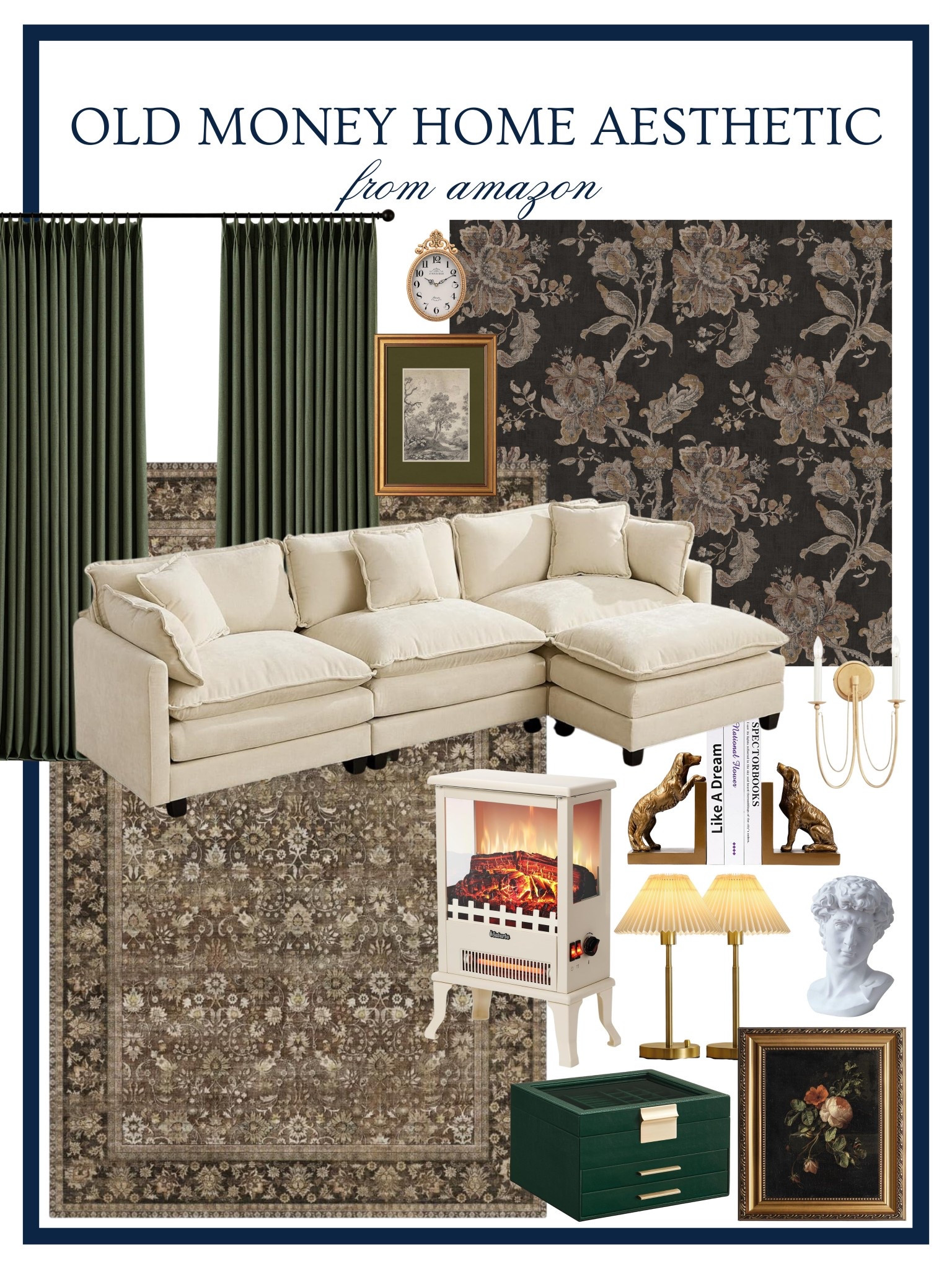 Old money home aesthetic from Amazon! Loving these Amazon home finds! 🤎 Amazon home decor, old money aesthetic, old money home decor, Amazon does it again 

#LTKHome #LTKFindsUnder100 #LTKFindsUnder50