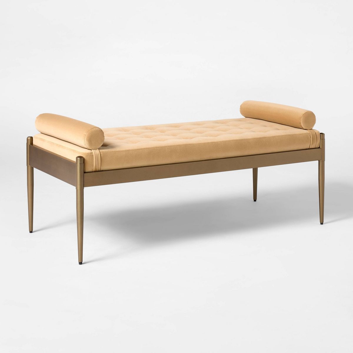 Bolster Tufted Bench Beige - Threshold™ designed with Studio McGee | Target