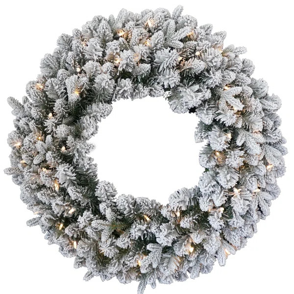 Faux Lighted Fir 24'' Wreath | Wayfair North America