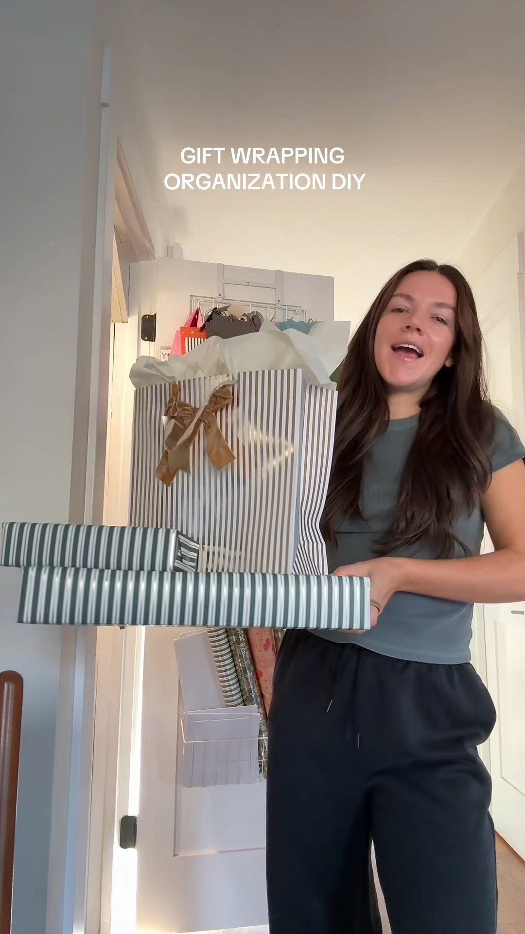 Wrapping paper organization