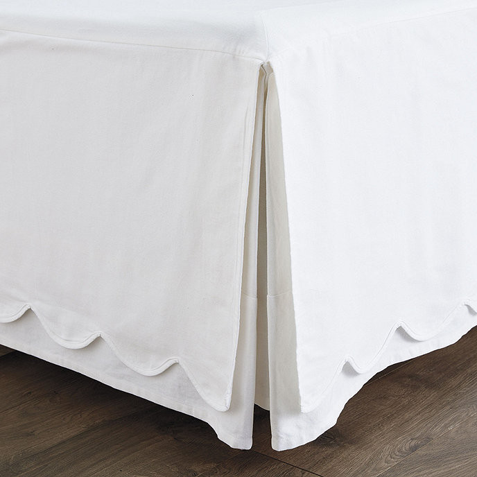 Emma Scalloped Bedskirt | Ballard Designs, Inc.