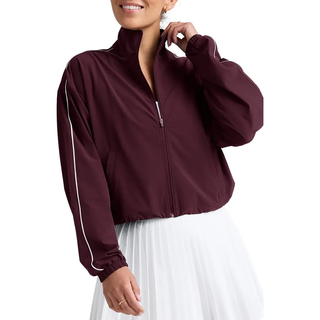 Beyond Yoga Track Jacket in Black Cherry at Nordstrom Rack, Size Medium | Nordstrom Rack