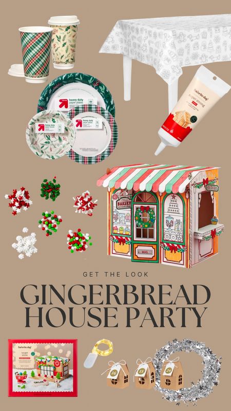 Gingerbread House Party essentials ✨🌲🤶🏻 Most of what I used to set up for our Gingerbread House Party this past weekend 

Christmas party idea
Holiday Party idea
Christmas decor
Holiday decor 

#LTKHoliday #LTKparties #LTKSeasonal