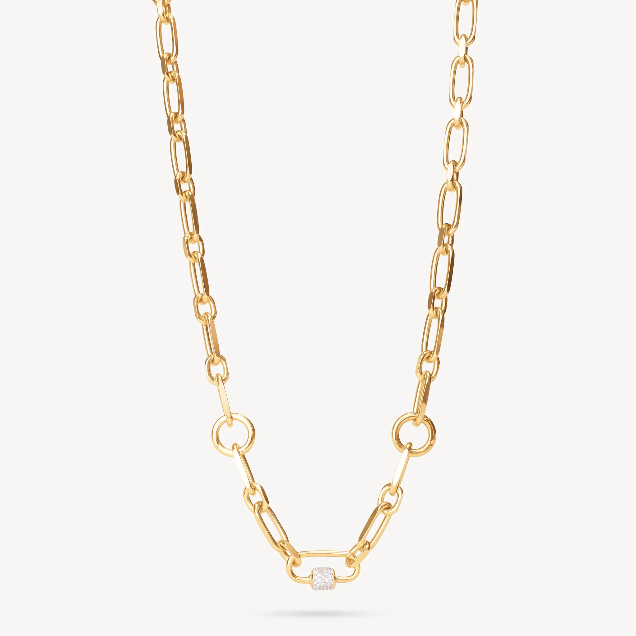 Multi-Station Charm Necklace | Hillberg & Berk | Hillberg & Berk