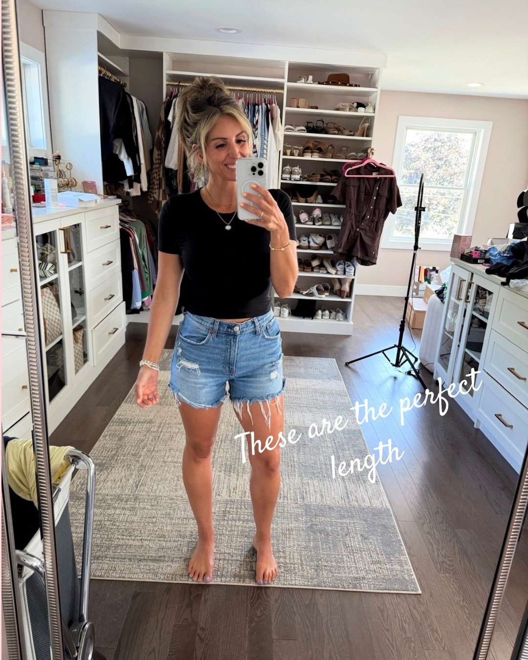 If you’re looking for the perfect pair of jean shorts.. it’s the High Rise Mom short from Abercrombie!! They’re currently on sale with the LTK spring sale!! 

sale, discount, denim shorts, jean shorts, mom shorts, spring fashion, ootd  

#LTKStyleTip #LTKSpringSale #LTKWatchNow