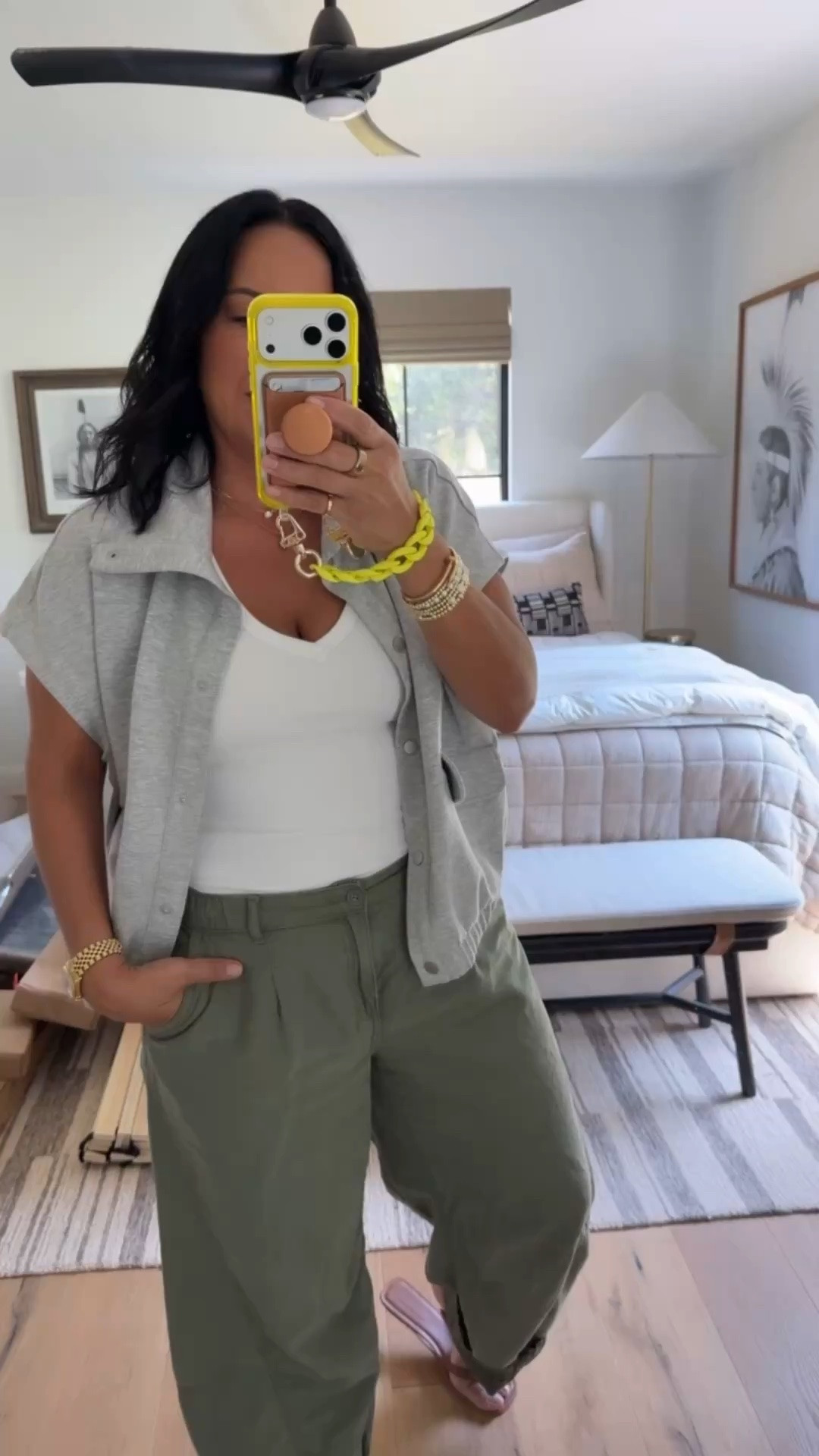 Tank size medium, pants size medium, sandals fit tts

#LTKootd #LTKgrwm #LTKActive