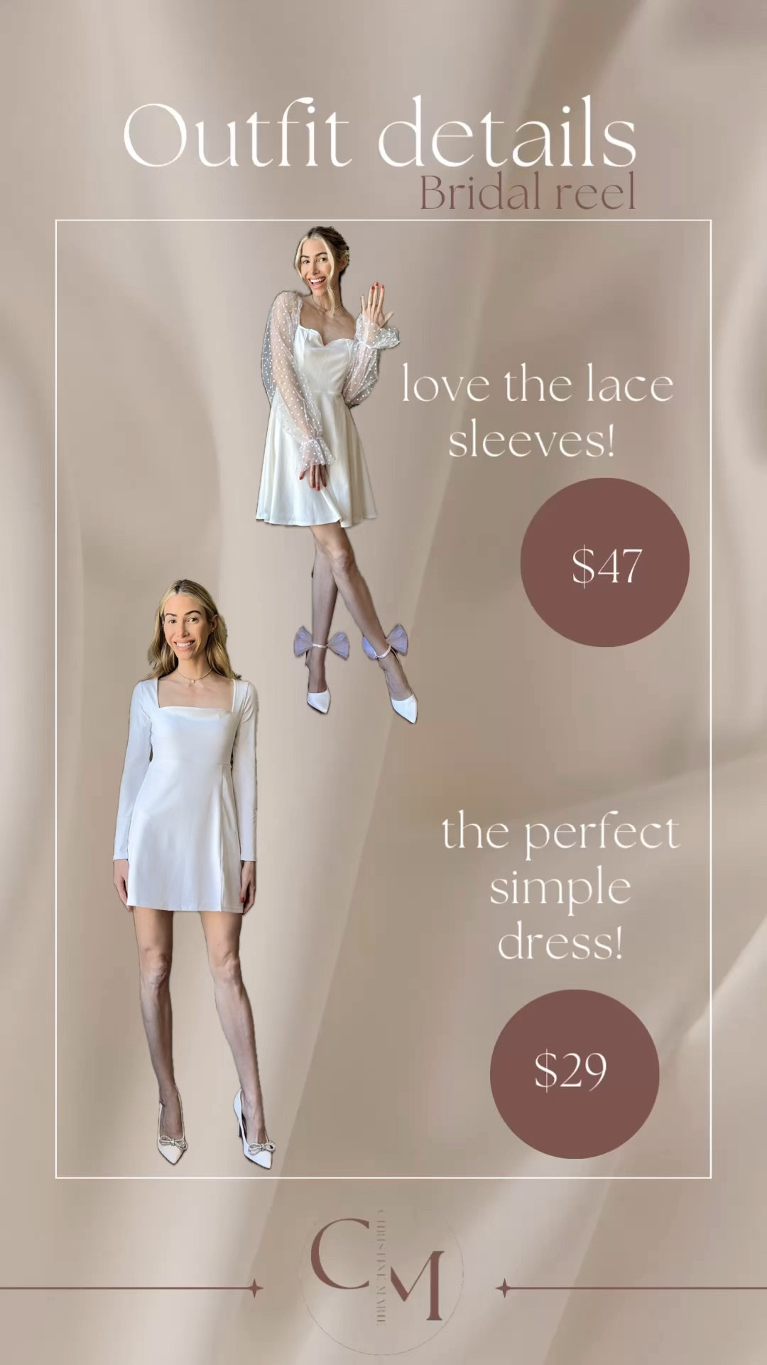 Bridal shower dresses in size small 









Bride
Bride to be
Bridal shoes
Wedding dresses
Wedding shoes
Bridal dress 
Bridal shower 

#LTKfindsunder50 #LTKwedding