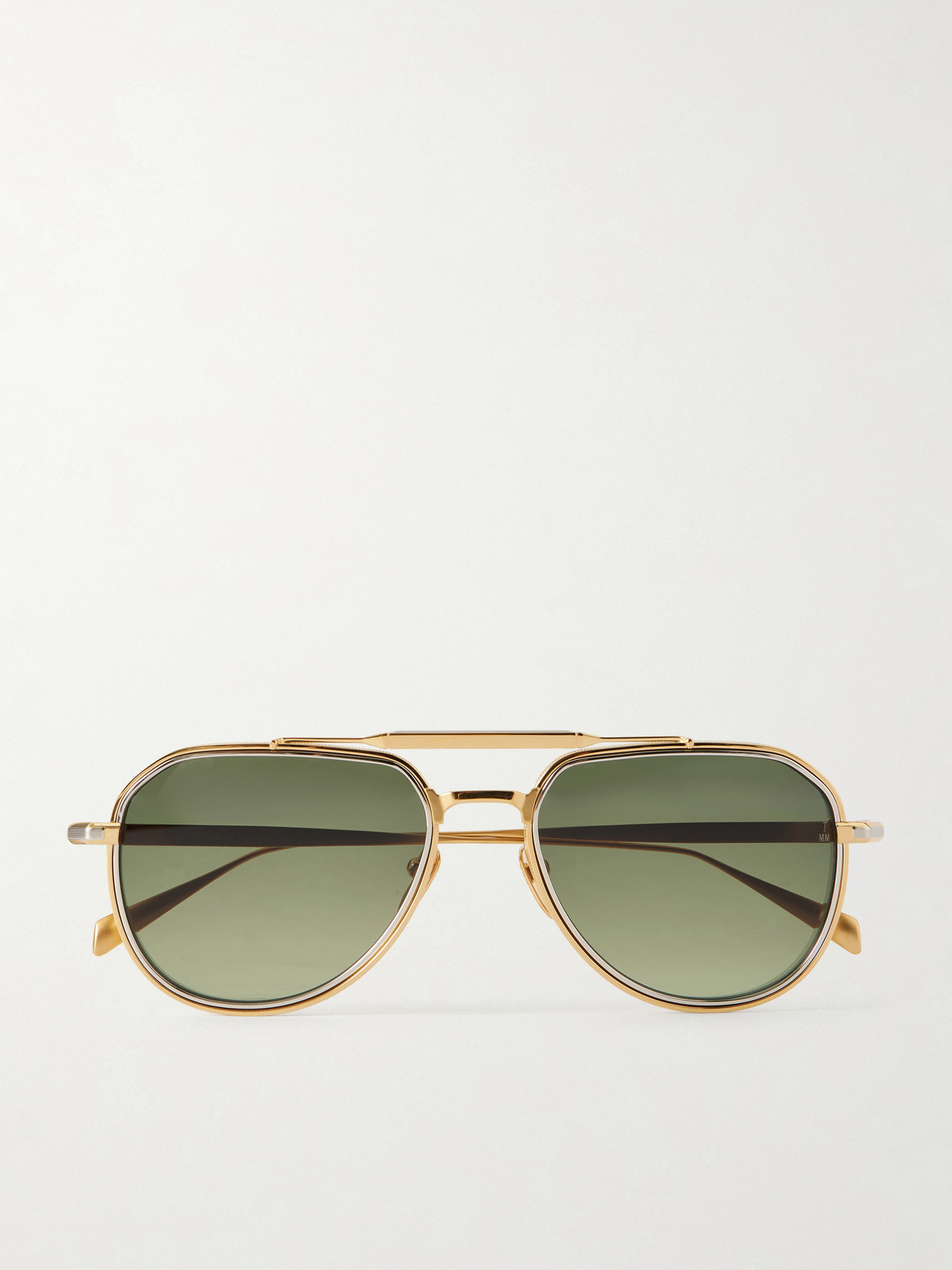 Jacques Marie Mage - Commander Aviator-style Sunglasses - Gold | NET-A-PORTER (US)