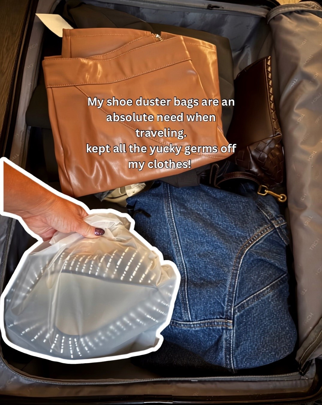 These shoe duster bags are a lifesaver when traveling!!

#LTKmomlife #LTKootd #LTKdayinmylife