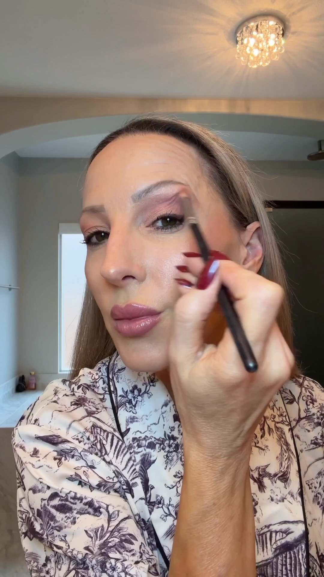 Holiday glam makeup | Chanel holiday makeup look for both the day and night using Chanel holiday makeup gift set (lash primer, mascara, waterproof eyeliner), Chanel beiges eyeshadow palette, and Chanel blush. 

#LTKgrwm #LTKGiftGuide #LTKBeauty