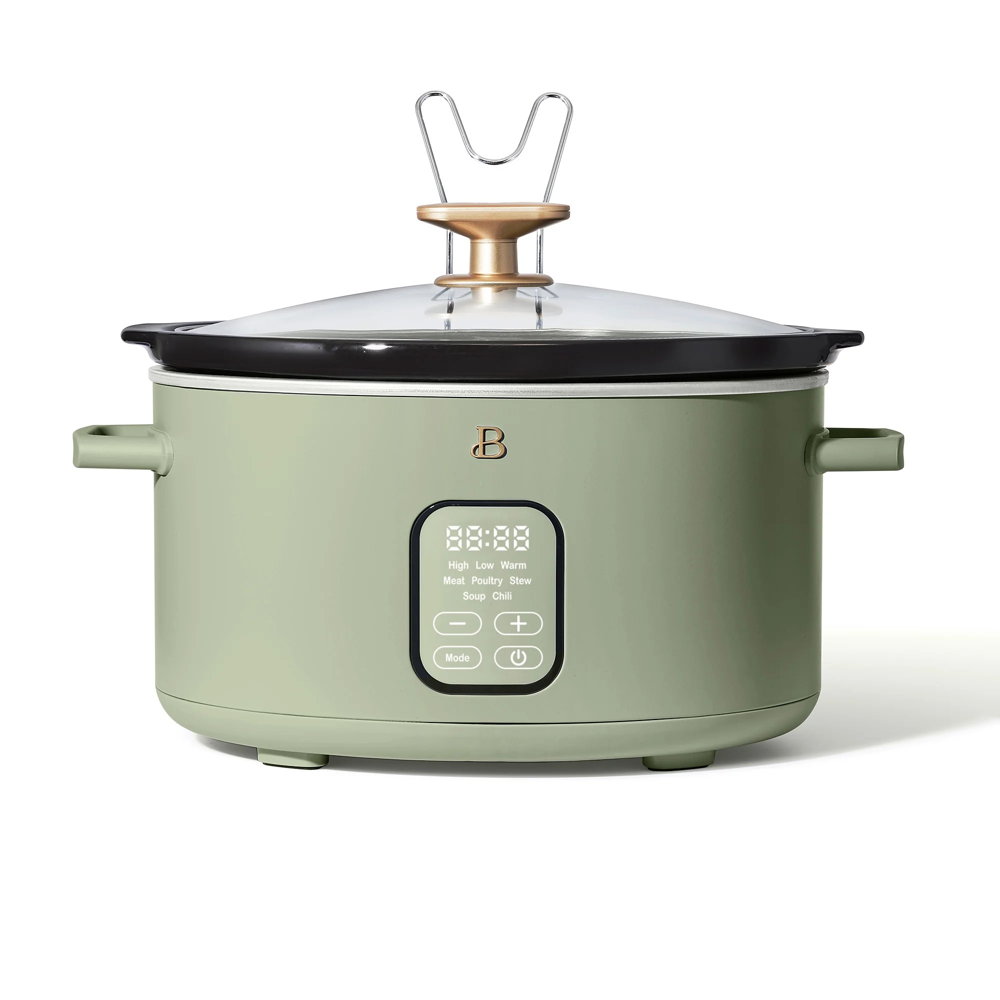 Beautiful 6 Qt Programmable Slow Cooker, Sage Green by Drew Barrymore - Walmart.com | Walmart (US)