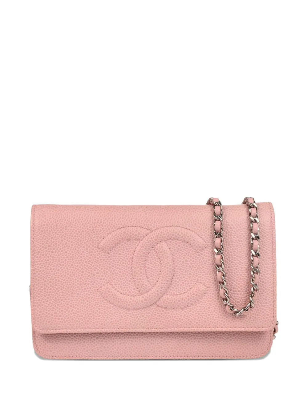 CHANEL Pre-Owned 2012 Timeless chain shoulder bag - Pink | Farfetch Global