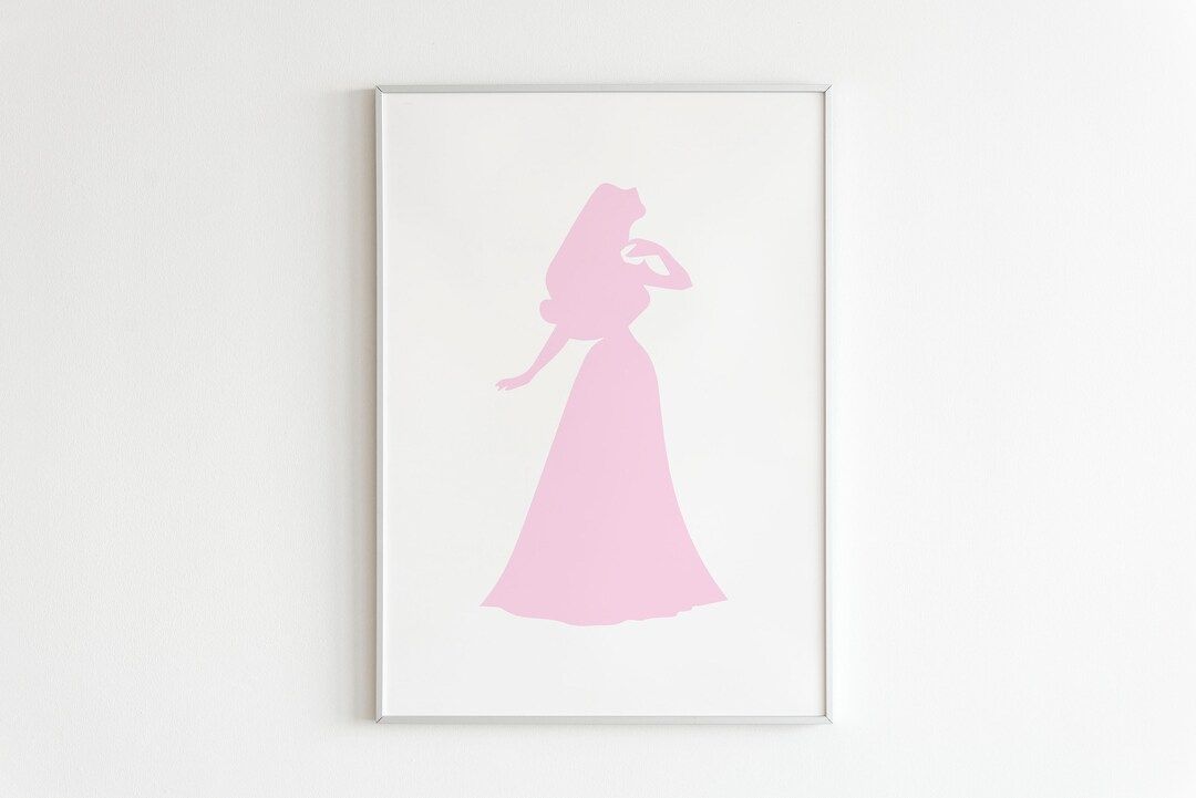 Princess Art Print Girls Nursery Sleeping Beauty Princess - Etsy | Etsy (US)