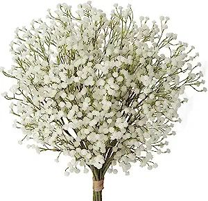 DILATATA Baby's Breath Artificial Flowers Bulk 3 Branches Faux Baby Breath Plastic Flowers Fake G... | Amazon (US)