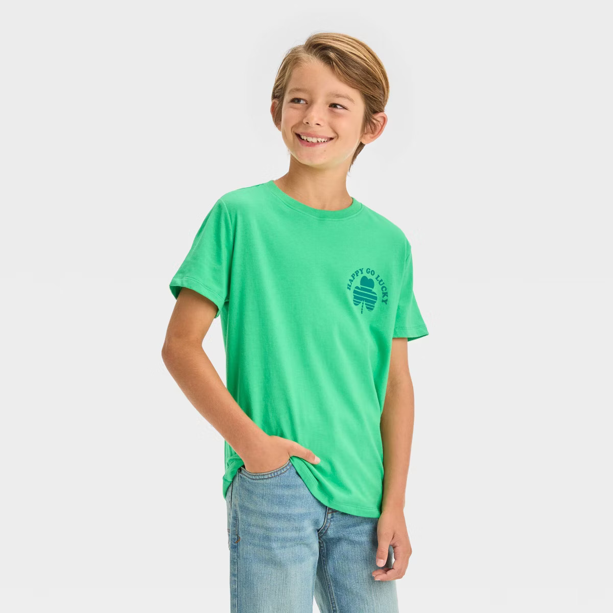 Boys' Short Sleeve St. Patrick's Day Graphic T-Shirt - Cat & Jack™ | Target