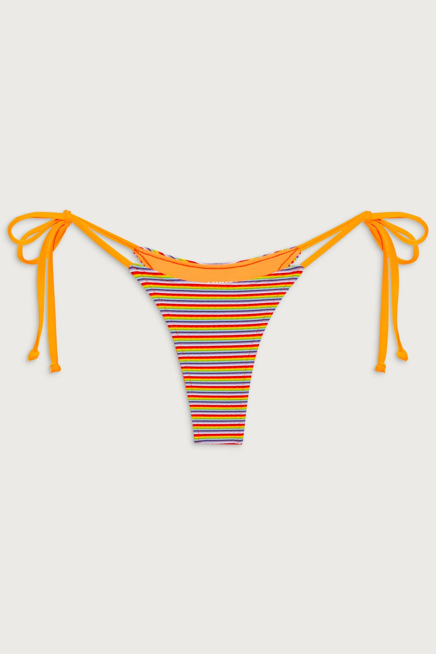 Divine Striped Skimpy Bikini Bottom | Frankies Bikinis