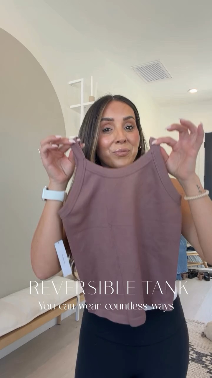 The $14 reversible tank you can wear from Pilates to Date night and countless other ways! It can be worn both as high neck and low neck. It is the stretchiest fabric that holds you in and has a beautiful sheen to the fabric that makes it look way more expensive! Comes in a ton of colors!
 
Wearing a Medium 

#LTKootd #LTKActive #LTKgrwm