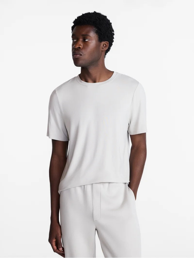 George Men's Short Sleeve Knit Sleep Tee, Sizes XS-3XL | Walmart (US)