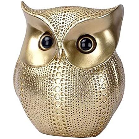 AsoBeauty Owl Statue Decor Small Crafted Figurines for Home Decor Accents, Living Room Bedroom Offic | Amazon (US)