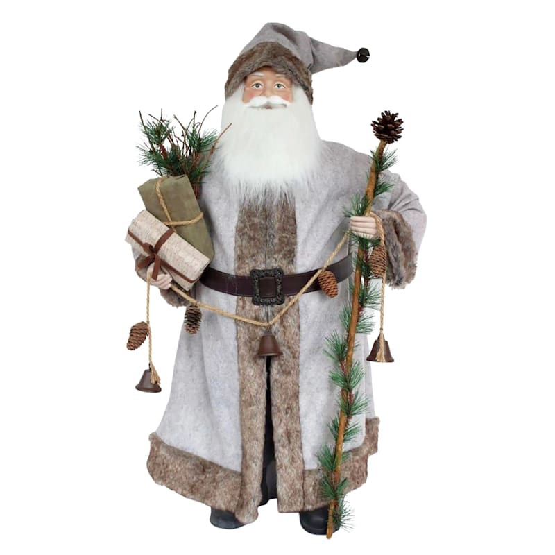 26IN MULTI SANTA W/CANE | At Home