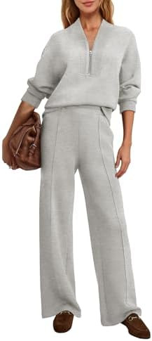 SENSERISE Womens Lounge Sets Sweatsuits 2 Piece Outfit Fall Matching Sweat Sets Airport Travel Ou... | Amazon (US)