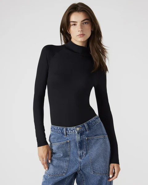 NELLE BODYSUIT BLACK | Steve Madden (Canada)