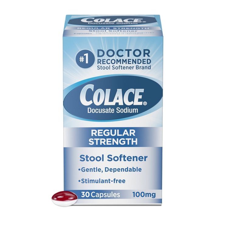 Colace Regular Strength Stool Softener 30ct | Target