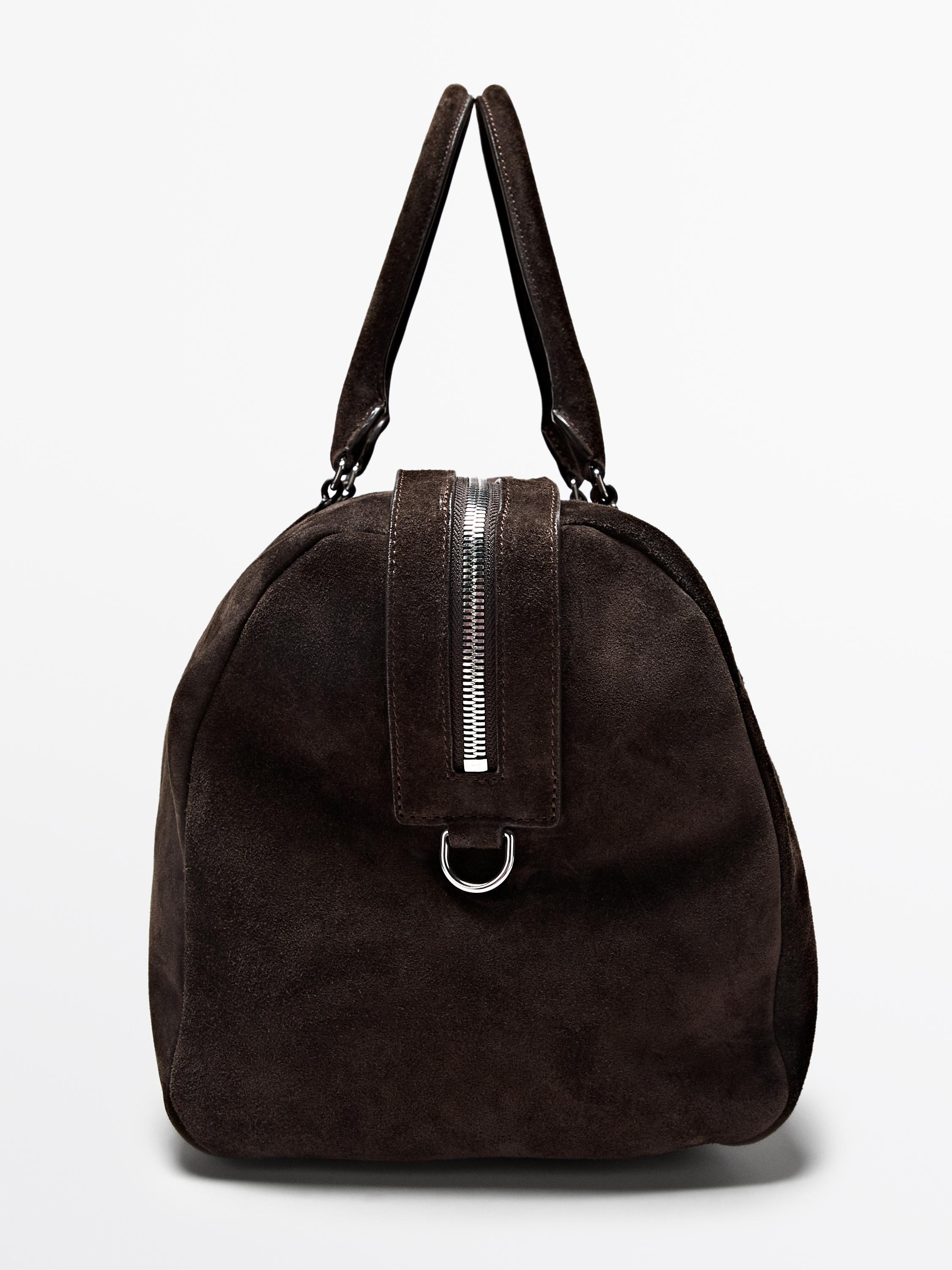 Reisetasche aus Wildleder | Massimo Dutti DE