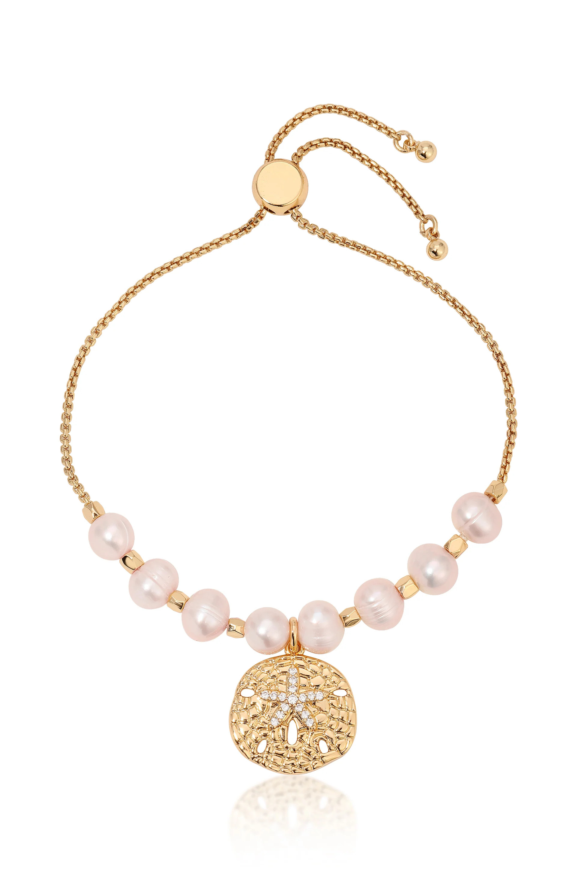 Sand Dollar Adjustable Bracelet | Ettika
