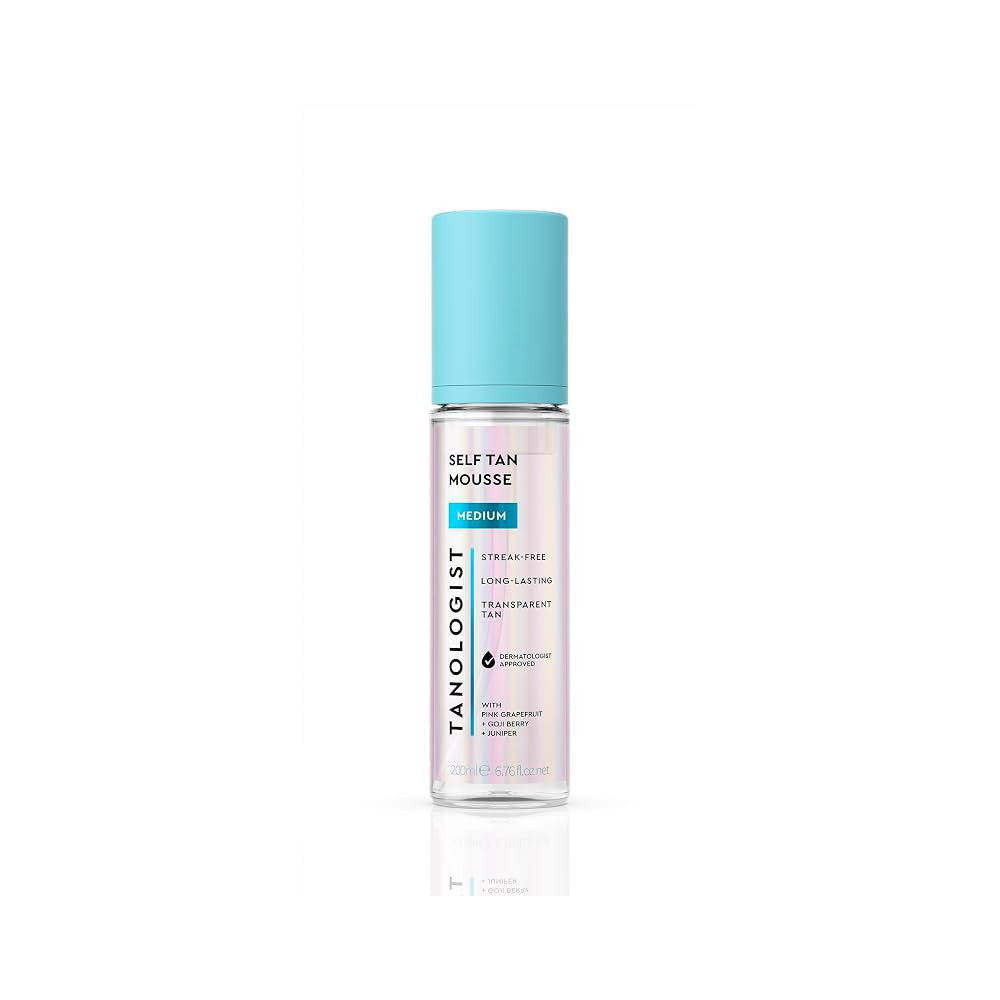 Tanologist Medium Self Tan Mousse, Clear Self-Tanning Mousse, Streak-Free, Natural Glow, No Fake ... | Amazon (US)