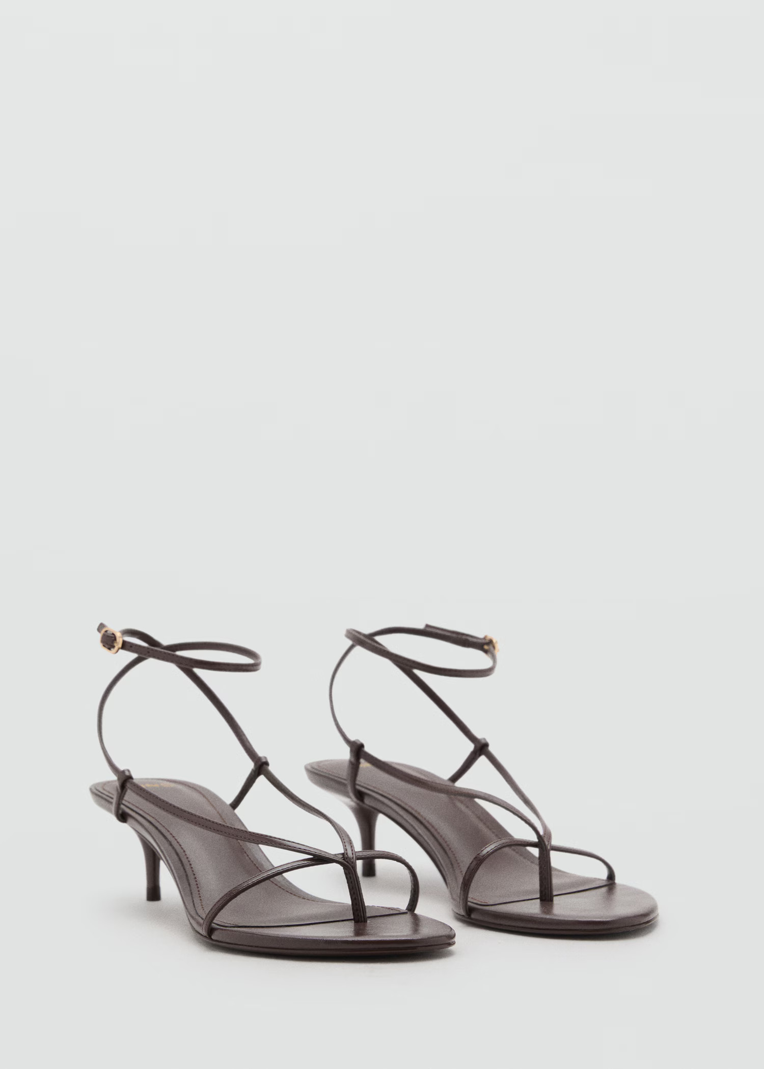 Heeled sandals with thin strap - Women | MANGO USA | Mango (US/MX/AU)