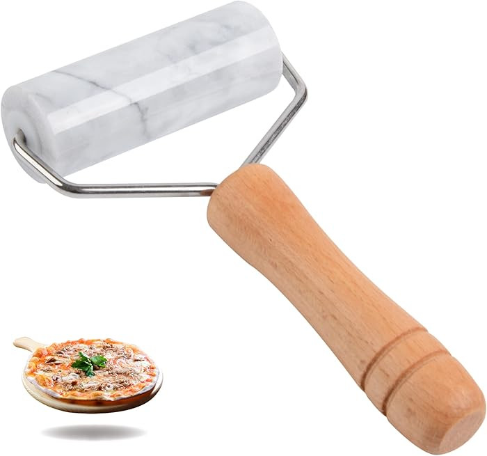 Tianman Small Marble Rolling Pin Pizza Roller, Marble Dough Roller Non-Stick T-Type, For Cake Bak... | Amazon (US)