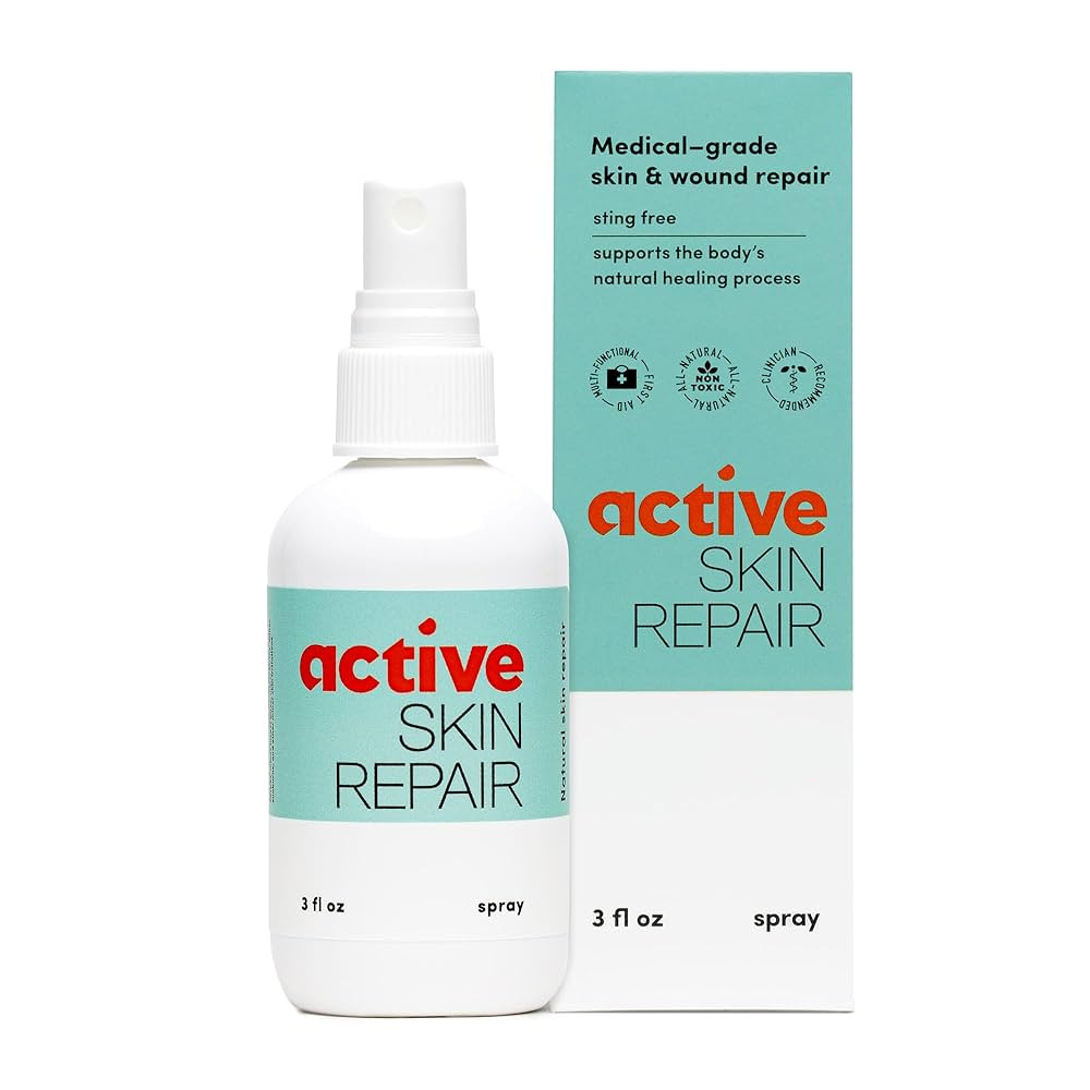Active Skin Repair First Aid Healing Skin Spray - Natural & Non-Toxic with Hypochlorus Acid for M... | Amazon (US)