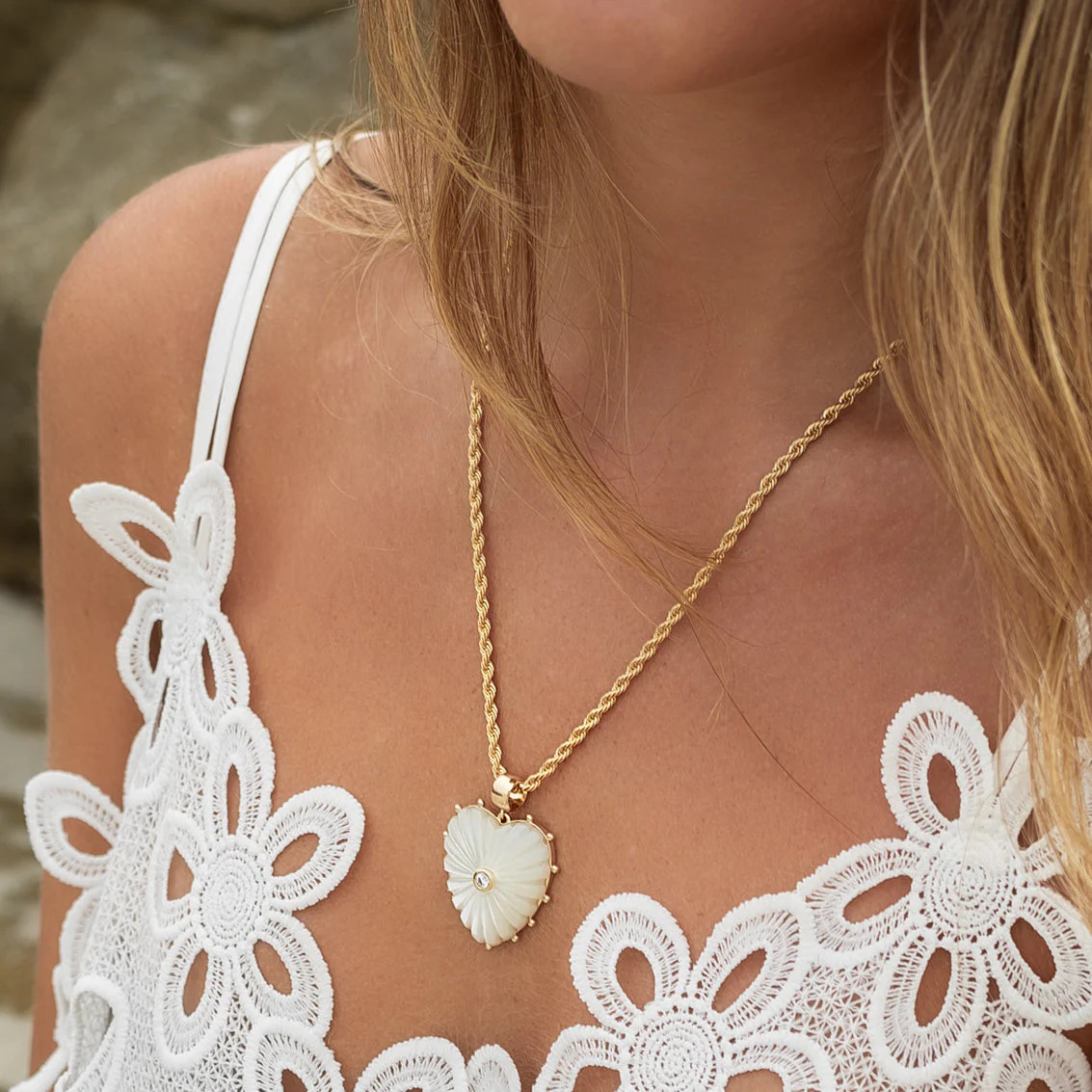 Malene Mother Of Pearl Bail | Jones & Daughters