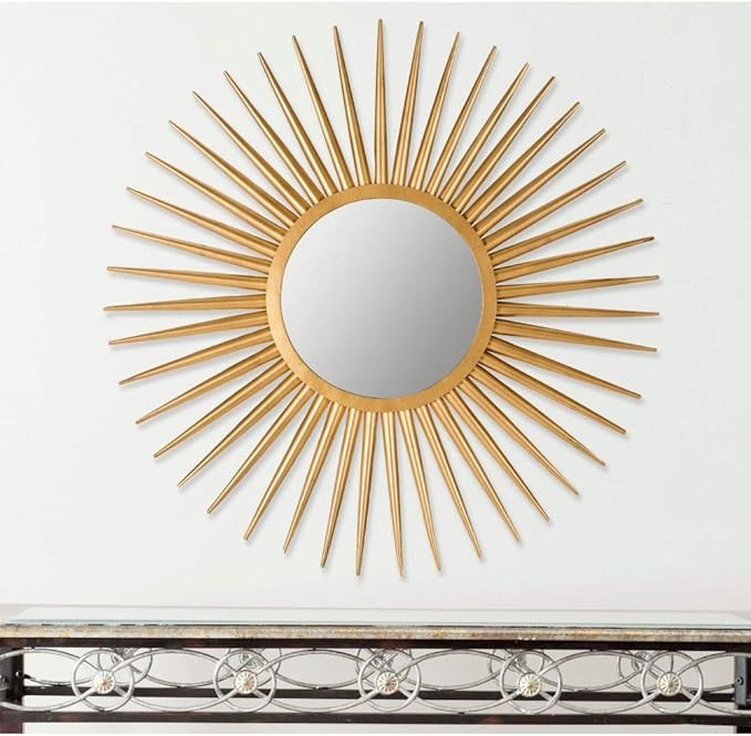 Safavieh Home Collection Sun Flair Mirror, Gold | Amazon (US)