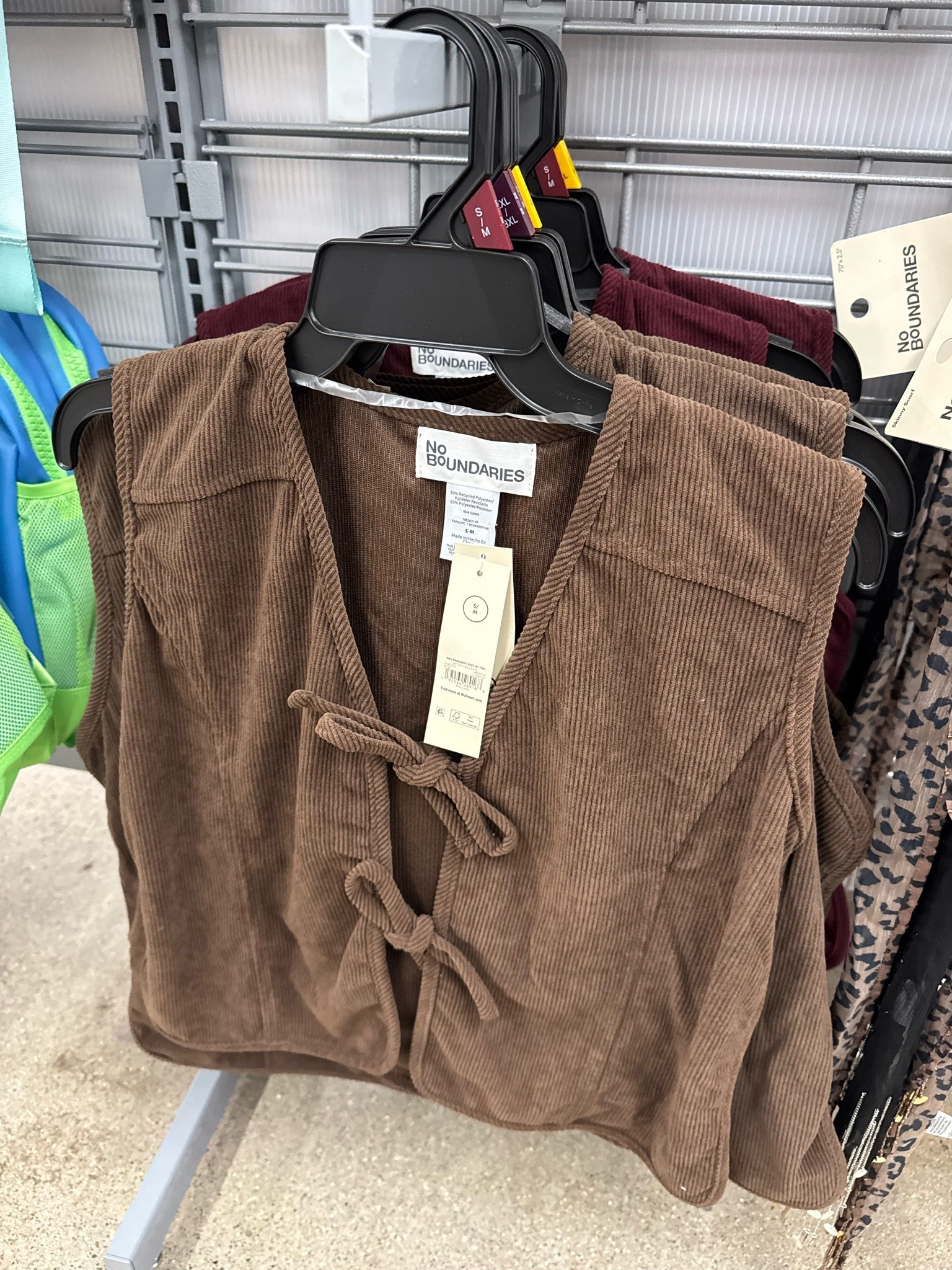 Walmart✨ No Boundaries Tie Front Corduroy Vest, Women's and Women's Plus S-3X

#LTKootd #LTKSeasonal #LTKgrwm