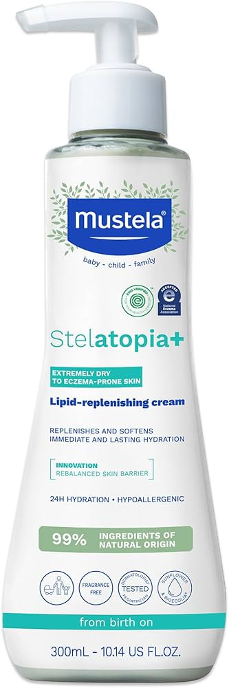Amazon.com: Mustela Stelatopia+ - Lipid-Replenishing Cream - Moisturizer for Eczema-Prone Skin - ... | Amazon (US)