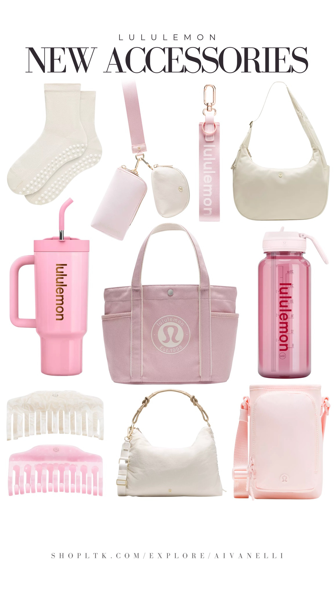 Lululemon new accessories

Workout resistance bands
Adjustable ankle weights
Yoga mats and blocks
Insulated gym water bottles
Wireless workout headphones
Breathable workout gloves
Gym duffel bags
Foam rollers for recovery
Sweat proof headbands
Fitness tracking smartwatches

#LTKfitnessgoals #LTKootd #LTKActive