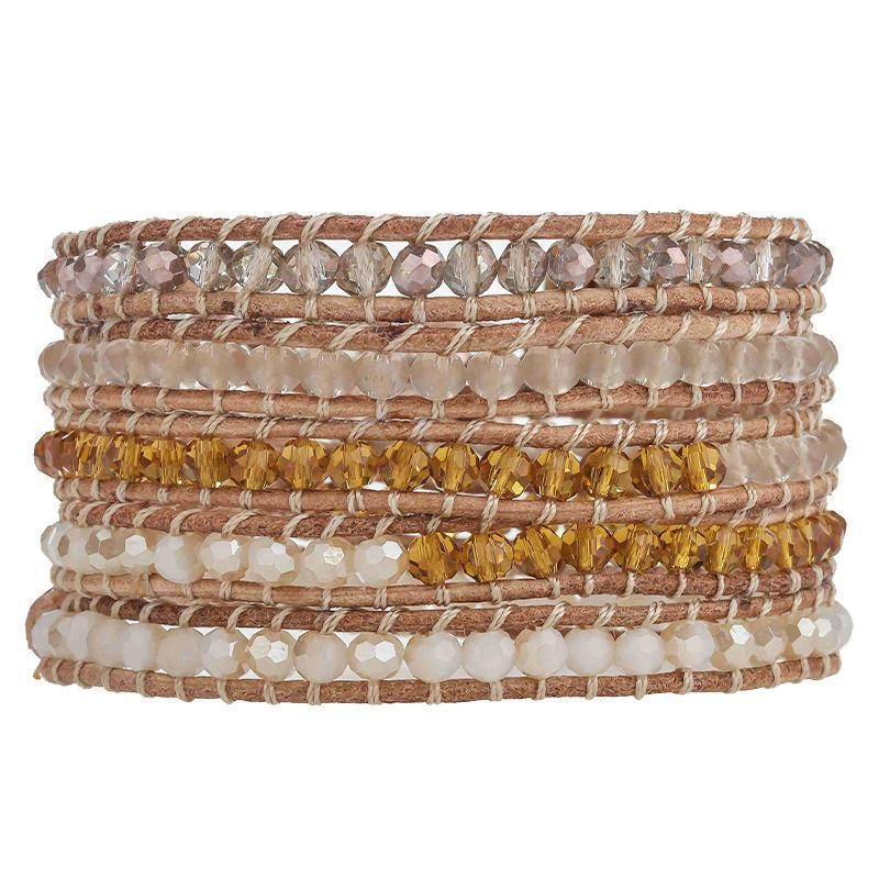 Natural Dorado with Orange Crystals on Natural | Victoria Emerson