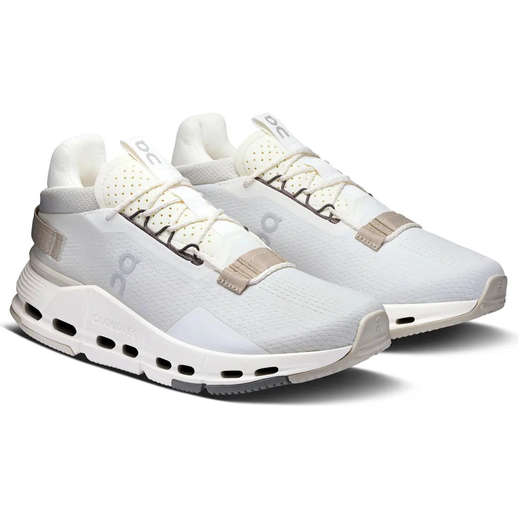 On Cloudnova 2 Sneaker in Ice/Sand at Nordstrom, Size 5.5 | Nordstrom