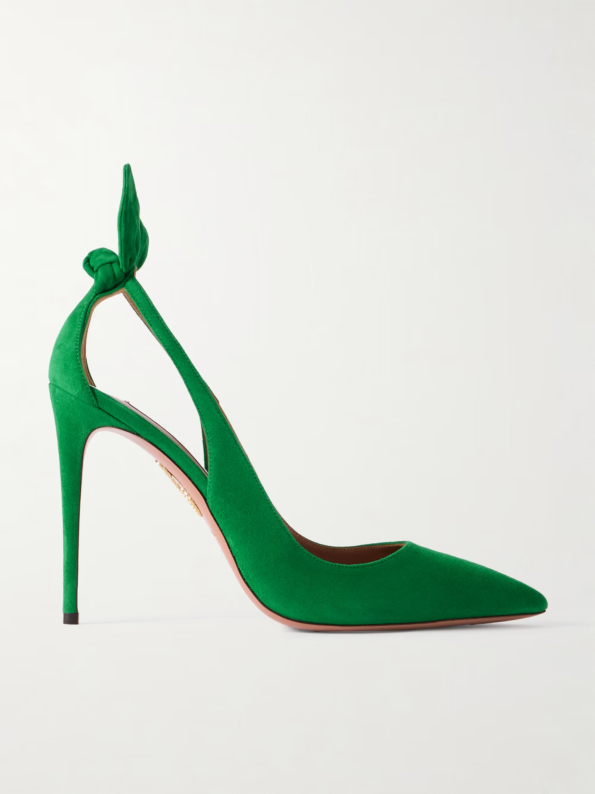 Bow Tie 105 suede pumps | NET-A-PORTER (US)