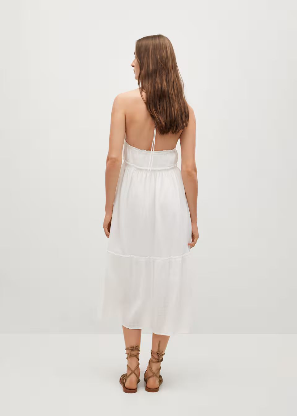 Textured cotton dress | MANGO (US)