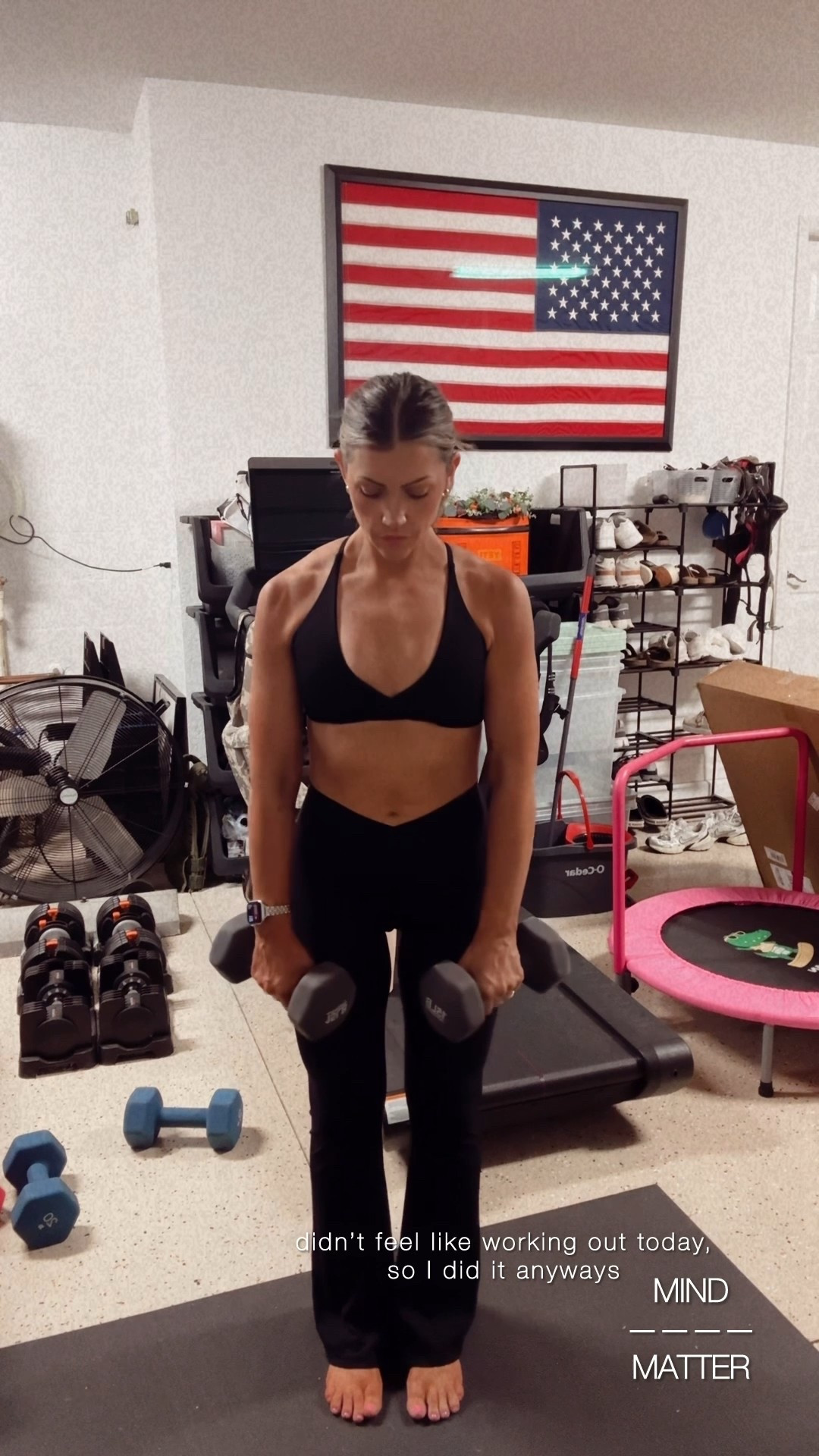 My workout fit plus my at home workout items!!