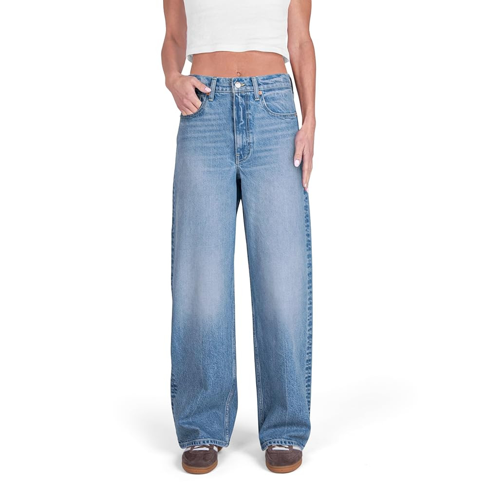 Women High Rise Loose Straight Jeans Wide Leg Pants | Amazon (US)