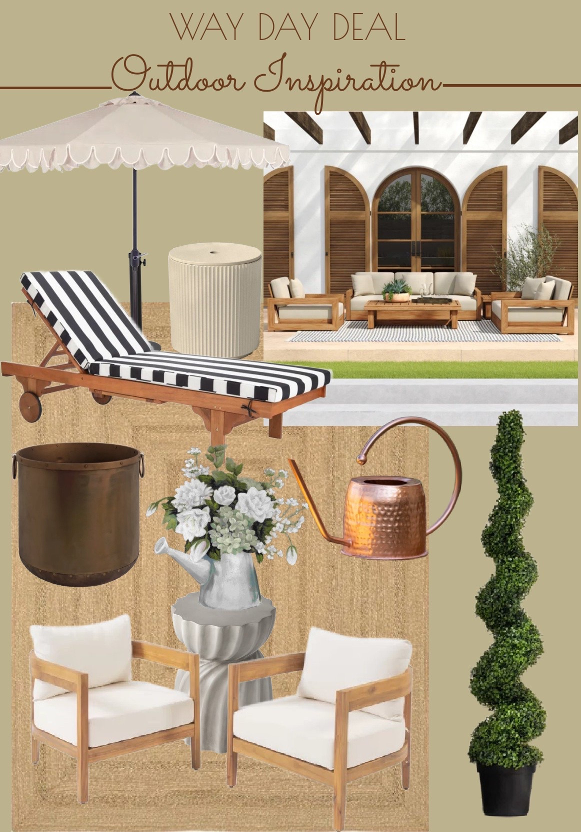 Outdoor inspiration from Wayfair way day deal 

#LTKSaleAlert #LTKStyleTip #LTKHome