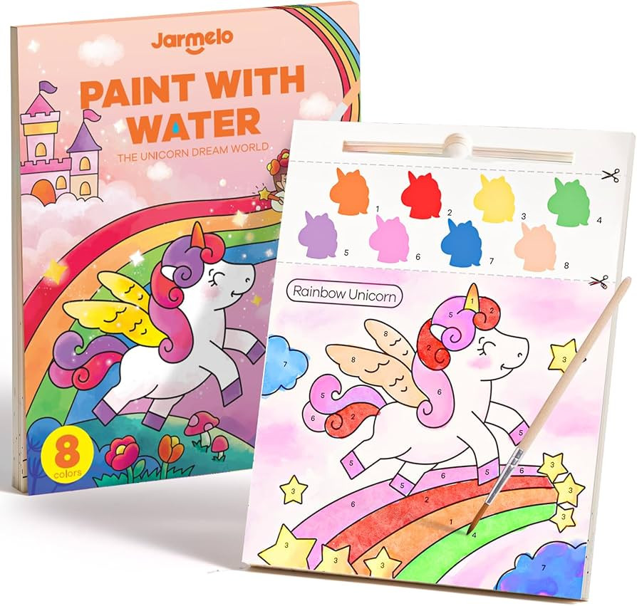 Jar Melo Paint with Water Books for Toddlers, Mess Free Watercolor Painting Activity for Kids Age... | Amazon (US)